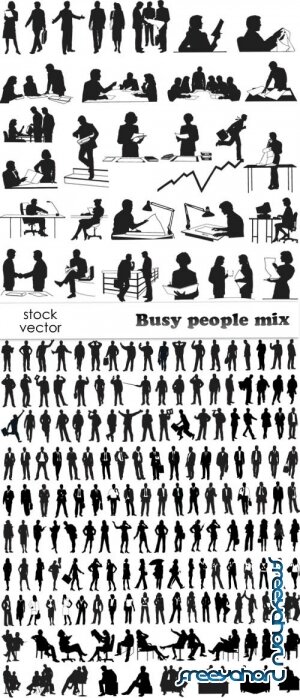   - Busy people mix