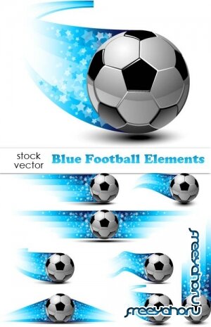   - Blue Football Elements