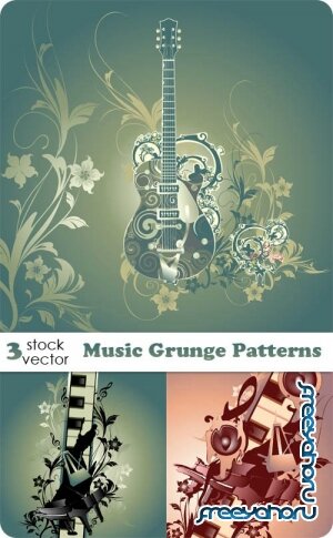   -Music Grunge Patterns