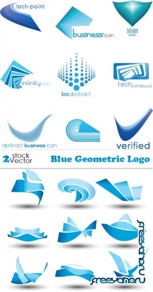 Vectors - Blue Geometric Logo