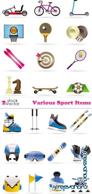Vectors - Various Sport Items