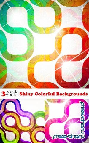 Vectors - Shiny Colorful Backgrounds