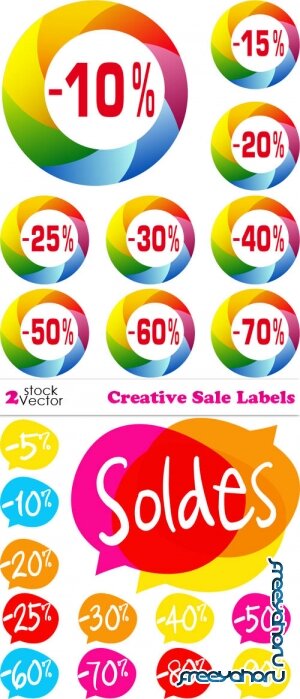 Vectors - Creative Sale Labels
