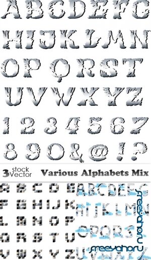 Vectors - Various Alphabets Mix