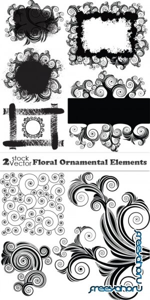 Vectors - Floral Ornamental Elements