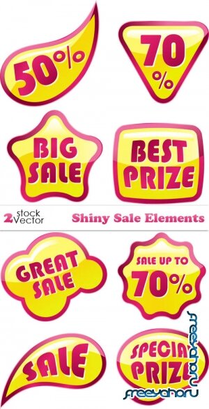 Vectors - Shiny Sale Elements
