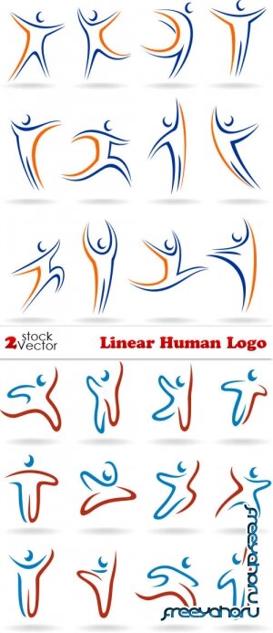 Vectors - Linear Human Logo