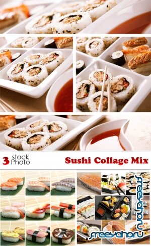 Photos - Sushi Collage Mix