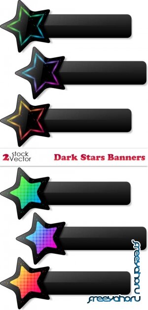 Vectors - Dark Stars Banners