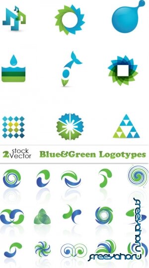 Vectors - Blue&Green Logotypes