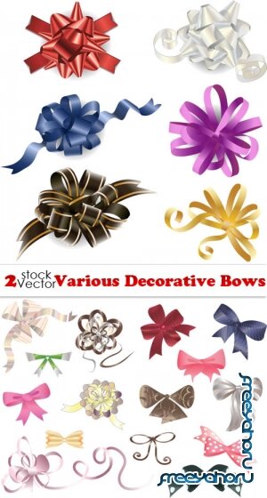 Vectors - Various Decorative Bows