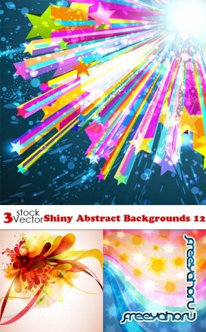 Vectors - Shiny Abstract Backgrounds 12