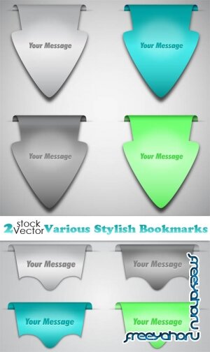 Vectors - Various Stylish Bookmarks