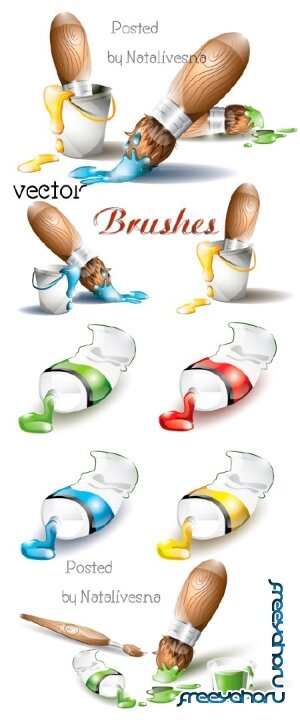      / Brushes in Vector 