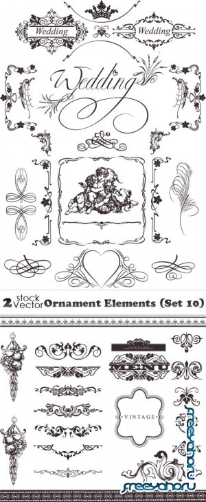 Vectors - Ornament Elements (Set 10)
