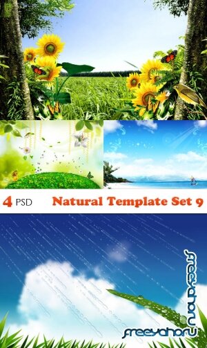 PSD - Natural Template Set 9