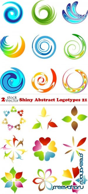 Vectors - Shiny Abstract Logotypes 21