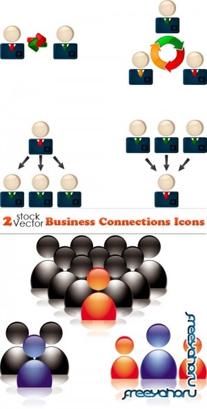 Vectors - Business Connections Icons