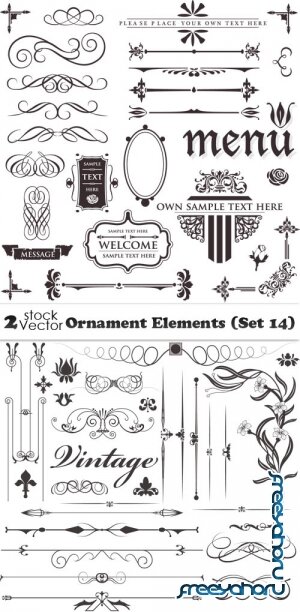 Vectors - Ornament Elements (Set 14)