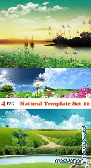 PSD - Natural Template Set 10