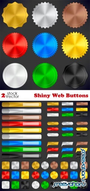 Vectors - Shiny Web Buttons