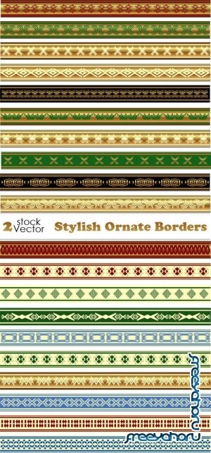 Vectors - Stylish Ornate Borders