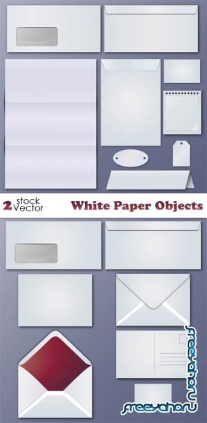 Vectors - White Paper Objects