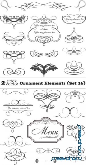 Vectors - Ornament Elements (Set 16)