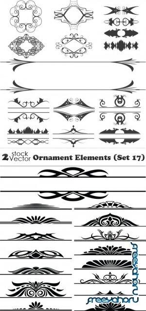 Vectors - Ornament Elements (Set 17)