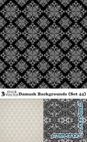 Vectors - Damask Backgrounds (Set 44)