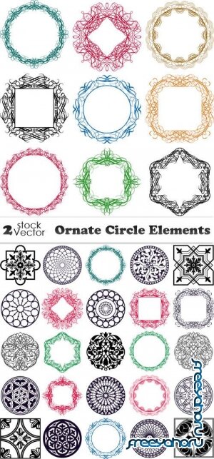 Vectors - Ornate Circle Elements