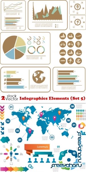 Vectors - Infographics Elements (Set 5)