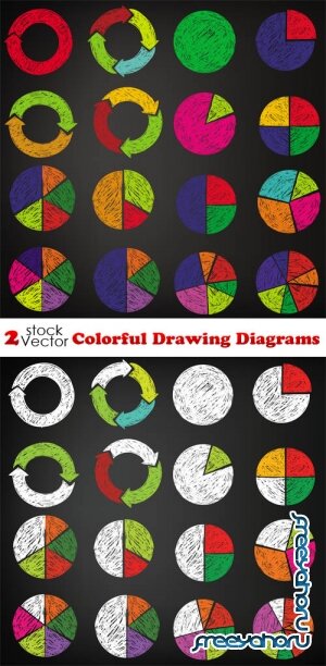 Vectors - Colorful Drawing Diagrams