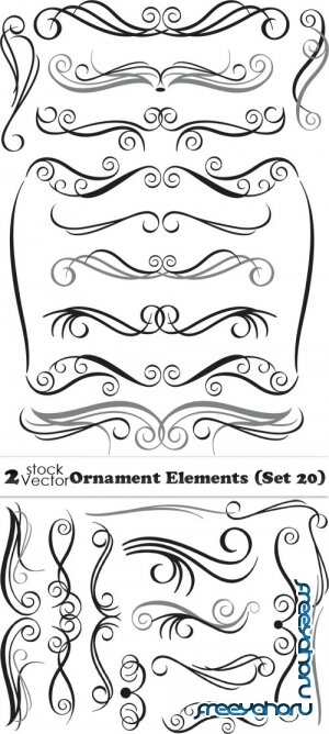 Vectors - Ornament Elements (Set 20)