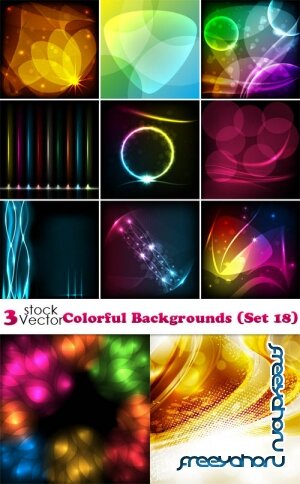 Vectors - Colorful Backgrounds (Set 18)