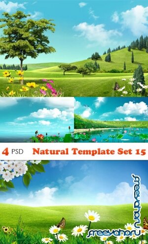 PSD - Natural Template Set 15