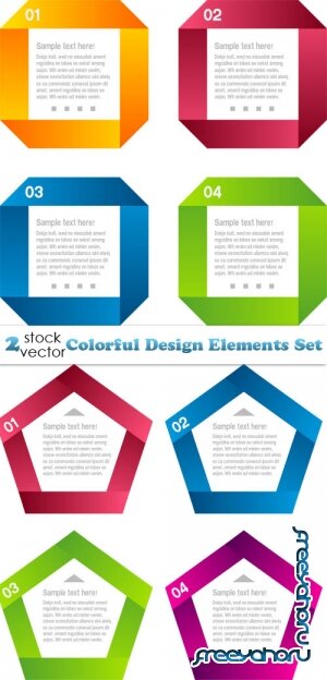 Vectors - Colorful Design Elements Set