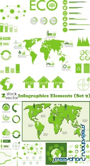 Vectors - Infographics Elements (Set 9)