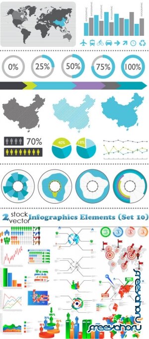 Vectors - Infographics Elements (Set 10)