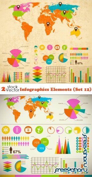 Vectors - Infographics Elements (Set 12)