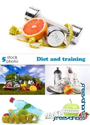 Растровый клипарт - Diet and training