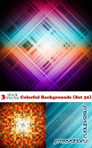 Vectors - Colorful Backgrounds (Set 30)