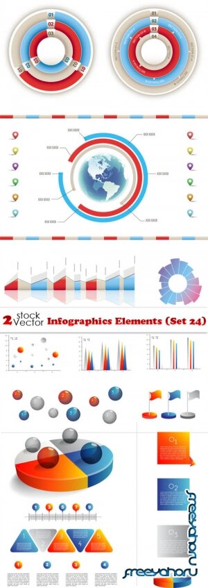 Vectors - Infographics Elements (Set 24)