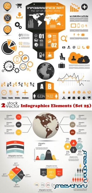 Vectors - Infographics Elements (Set 25)