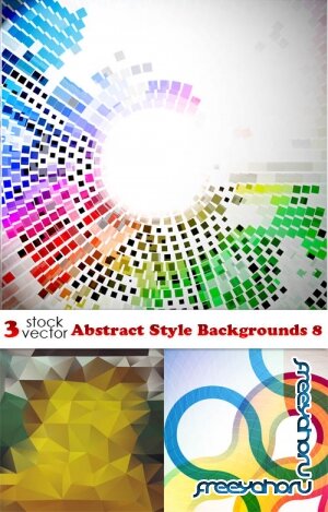 Vectors - Abstract Style Backgrounds 8