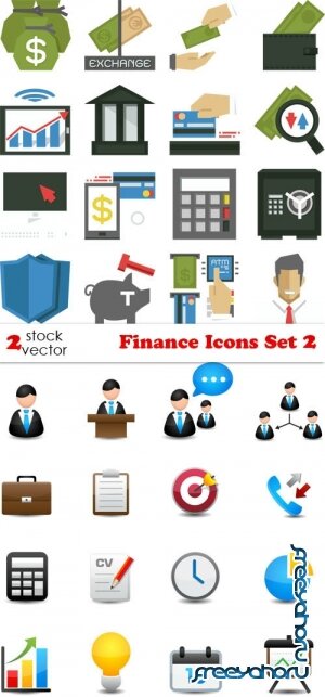 Векторный клипарт -Finance Icons Set 2