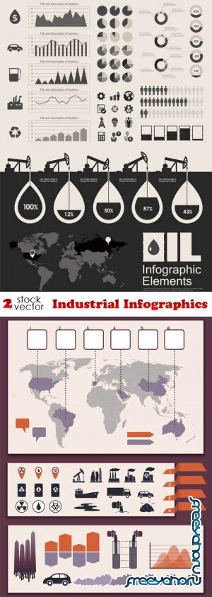 Vectors - Industrial Infographics