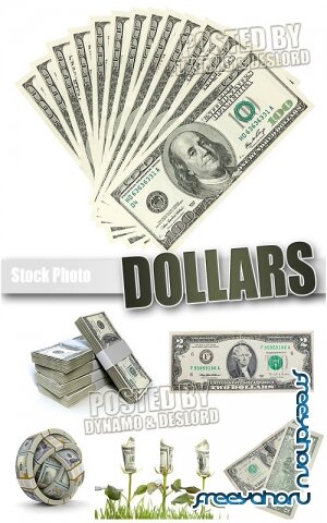 Доллары - Растровый клипарт