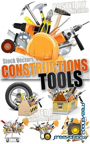 Инструменты для строительства - Векторный клипарт