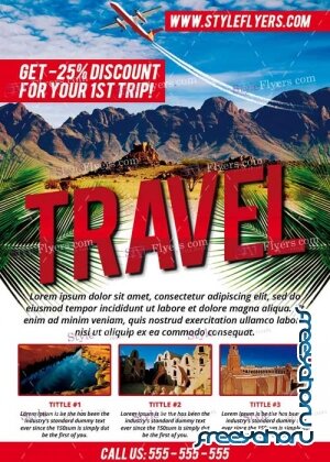 Travel PSD V3 Flyer Template